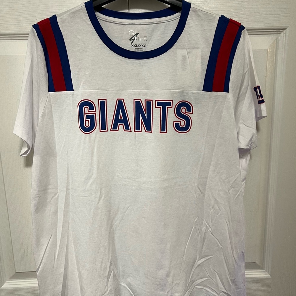 G-III 4 Her Official New York Giants NFL Women's Hail Mary Tee | Size XXL
